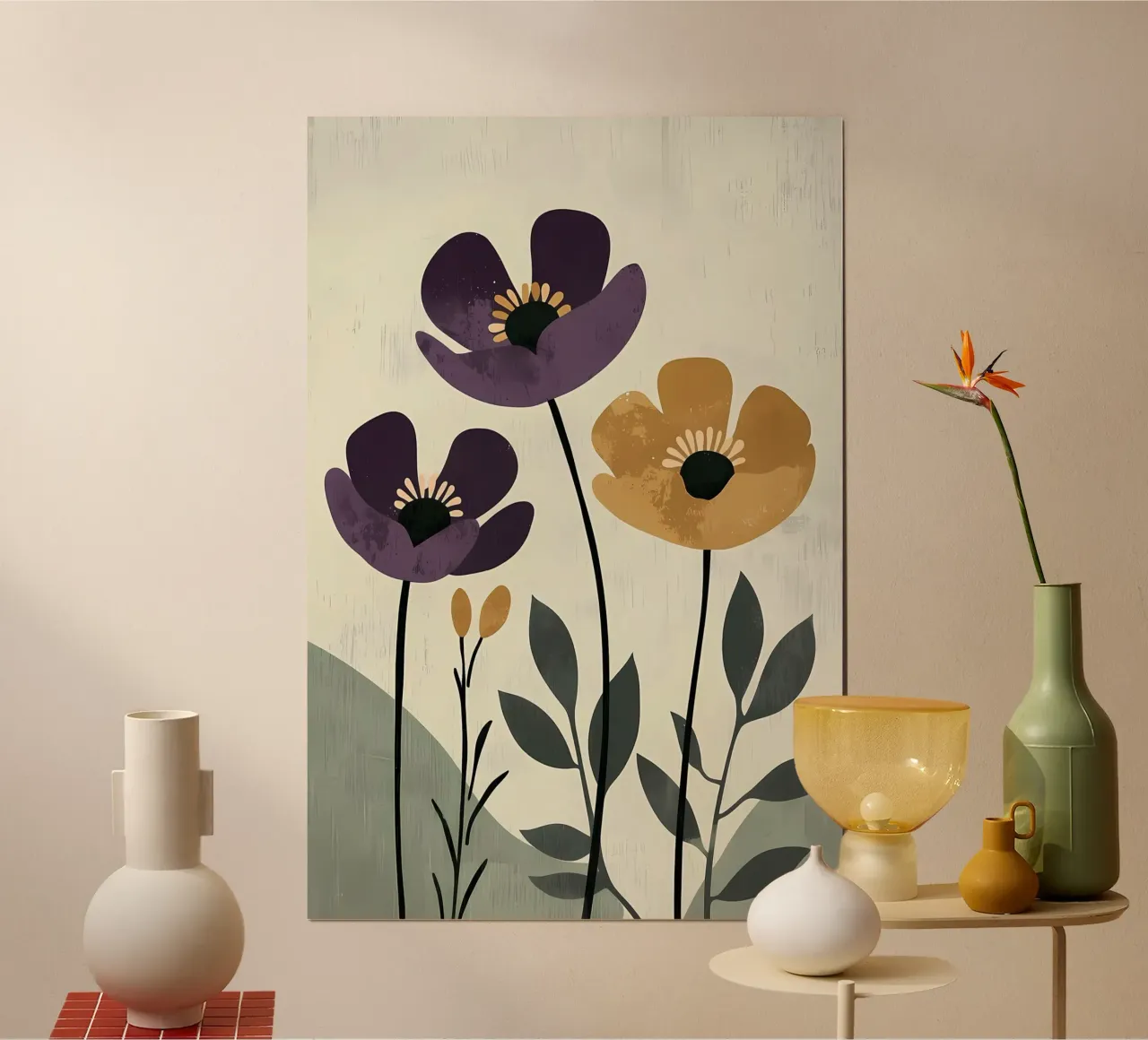 Arte dei fiori poster da Jose