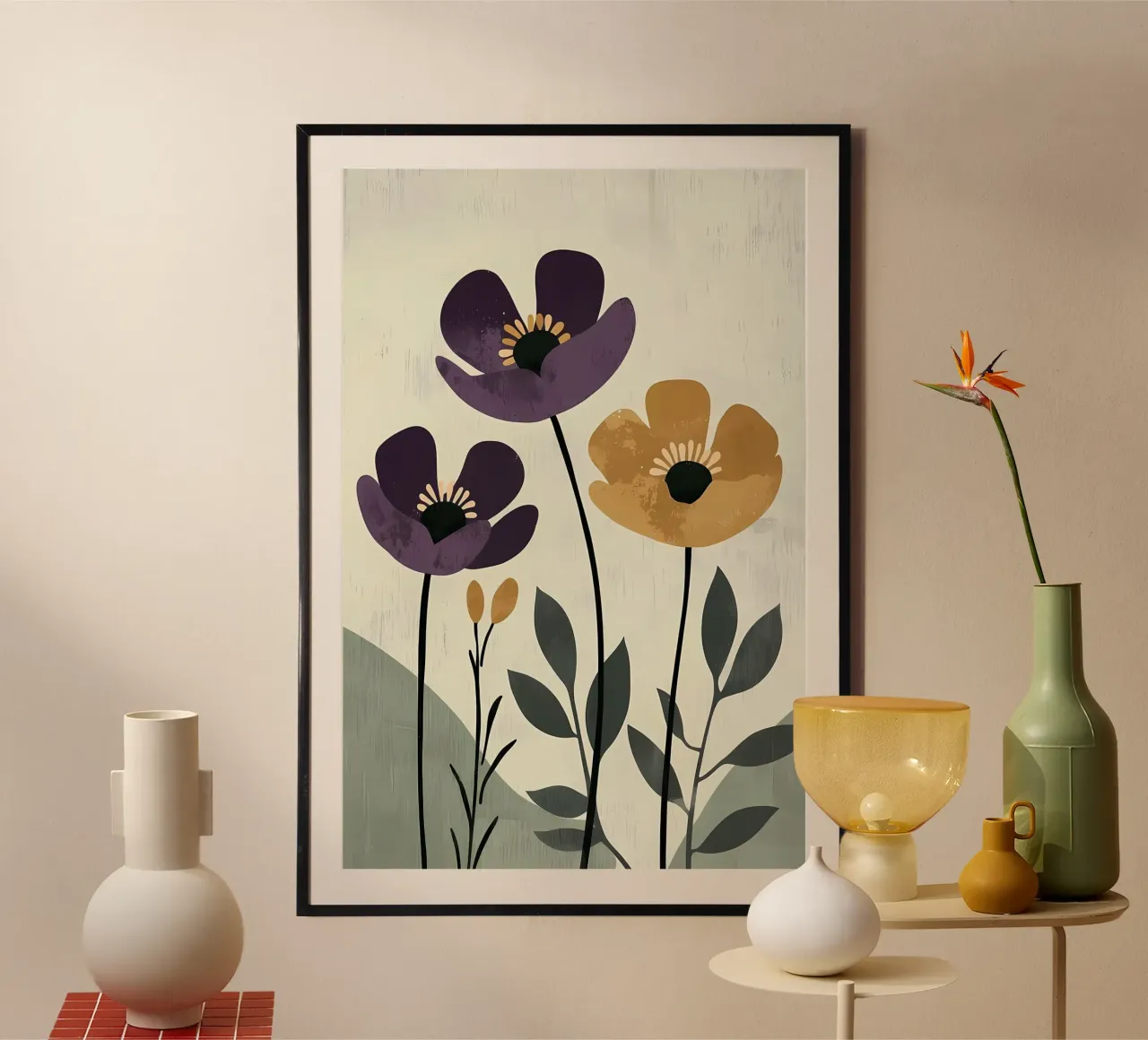 Arte dei fiori poster da Jose