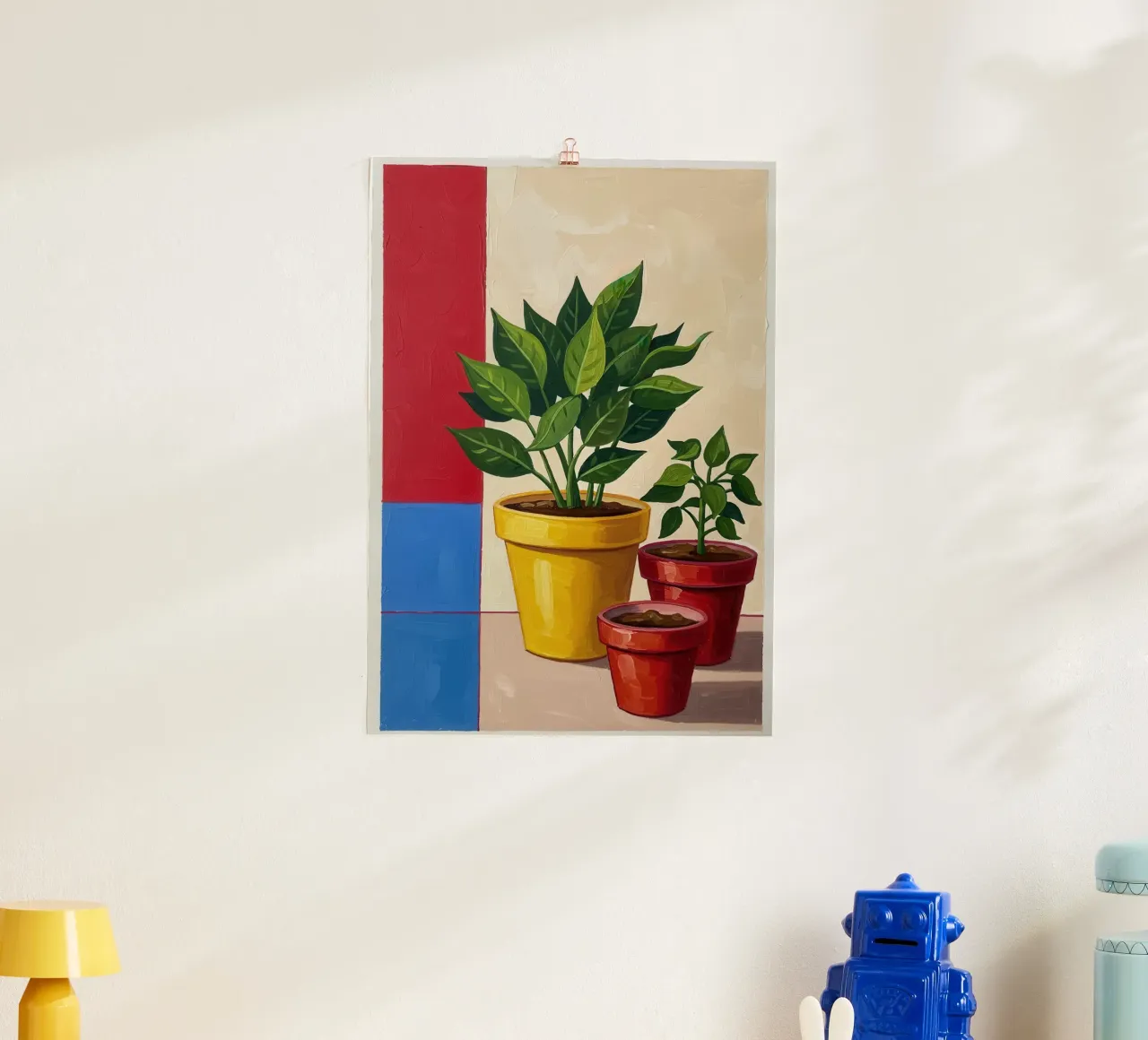 Potted Plant Duo poster by Lune Dreams