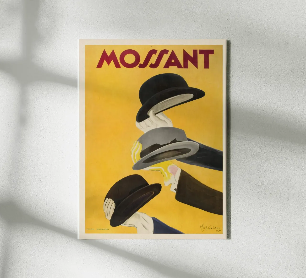 Mossant tela con Cornice a cassetta da muench benjamin