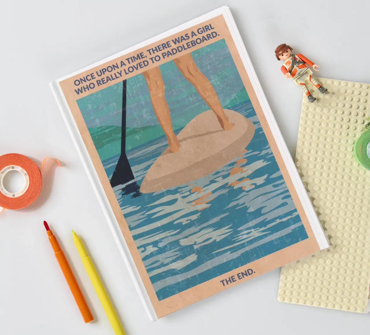 Paddleboarding notebook by muench benjamin