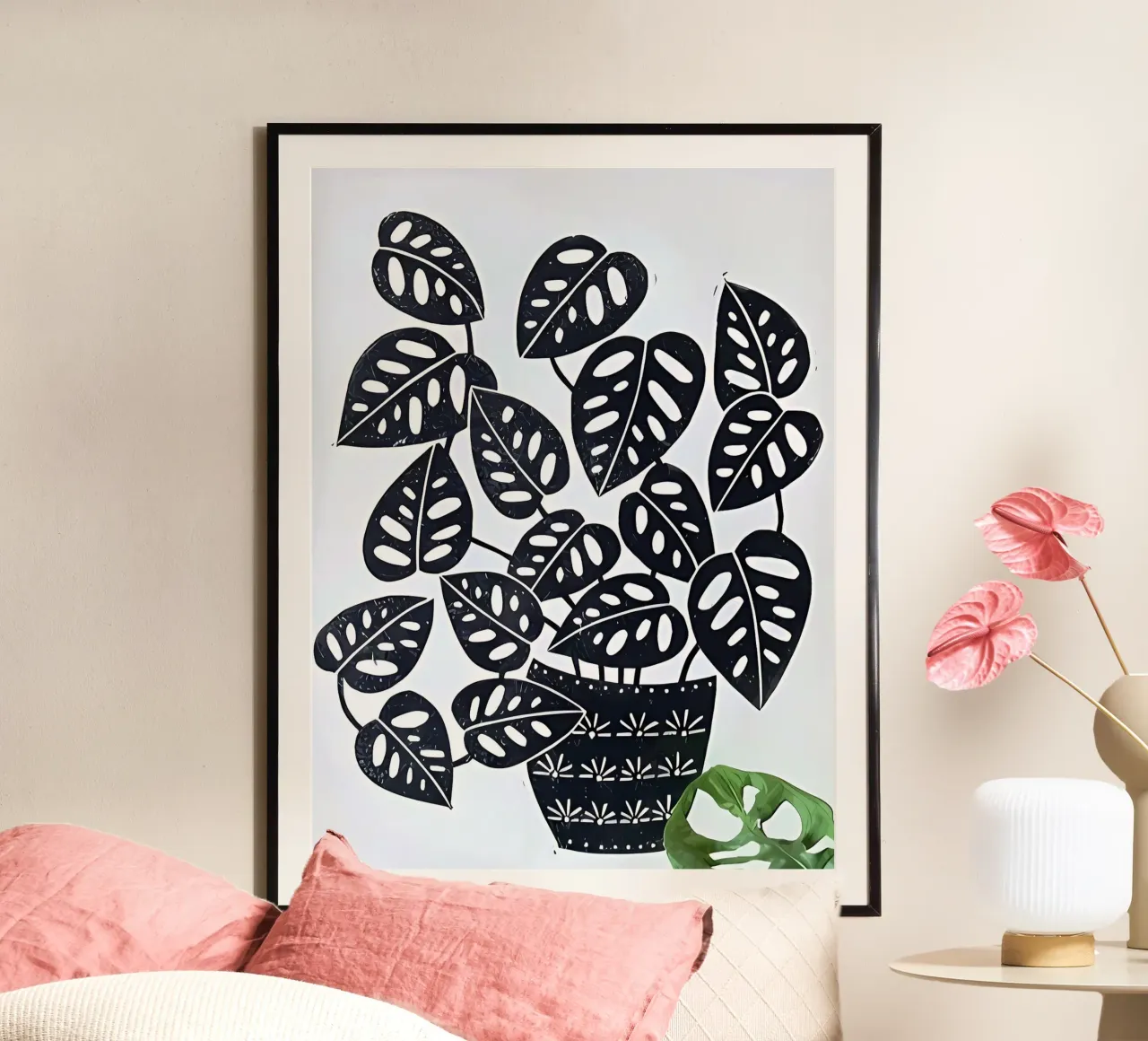 Arte delle foglie poster da Jose