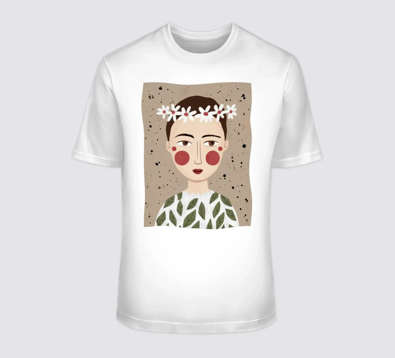 Corona di margherite maculate t-shirt da Hollow Years