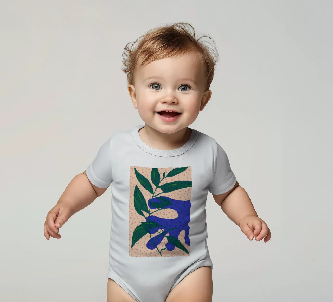 Indigo Leaf Study body bébé de Monuments Fire