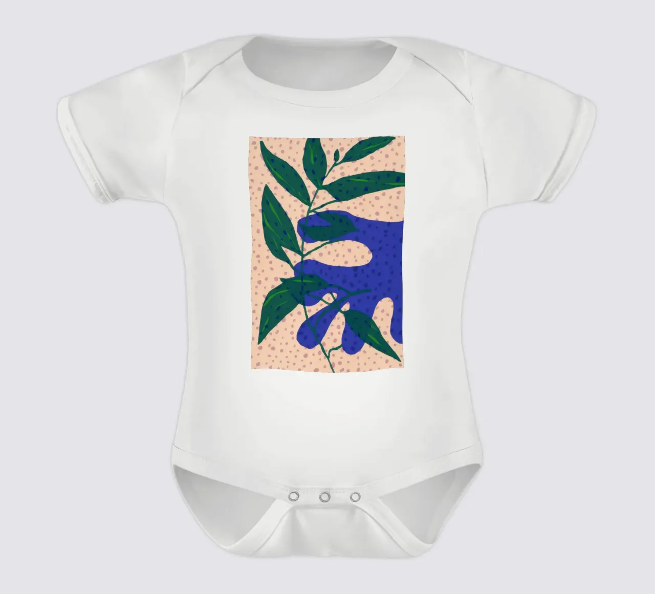 Indigo Leaf Study body bébé de Monuments Fire