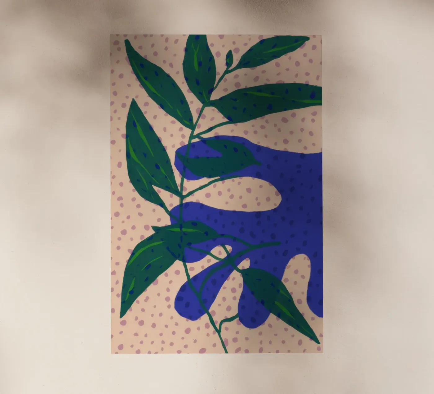 Indigo Leaf Study pellicola backlit da Monuments Fire