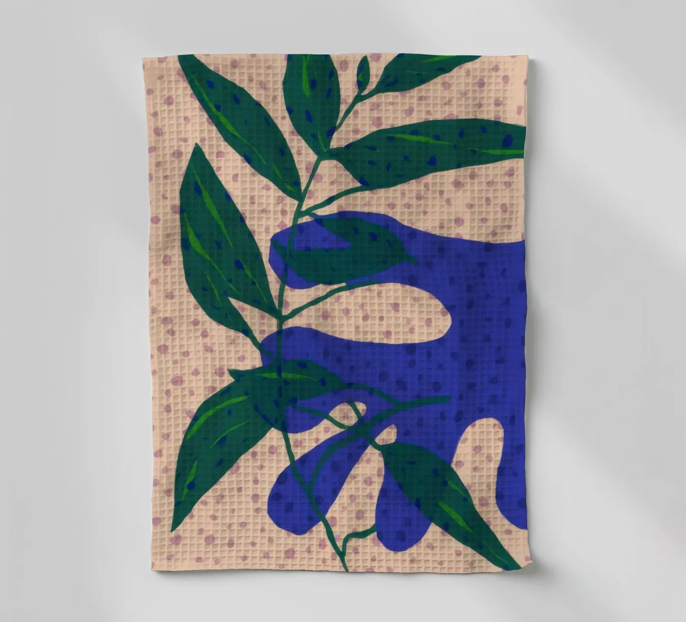 Indigo Leaf Study torchon de Monuments Fire