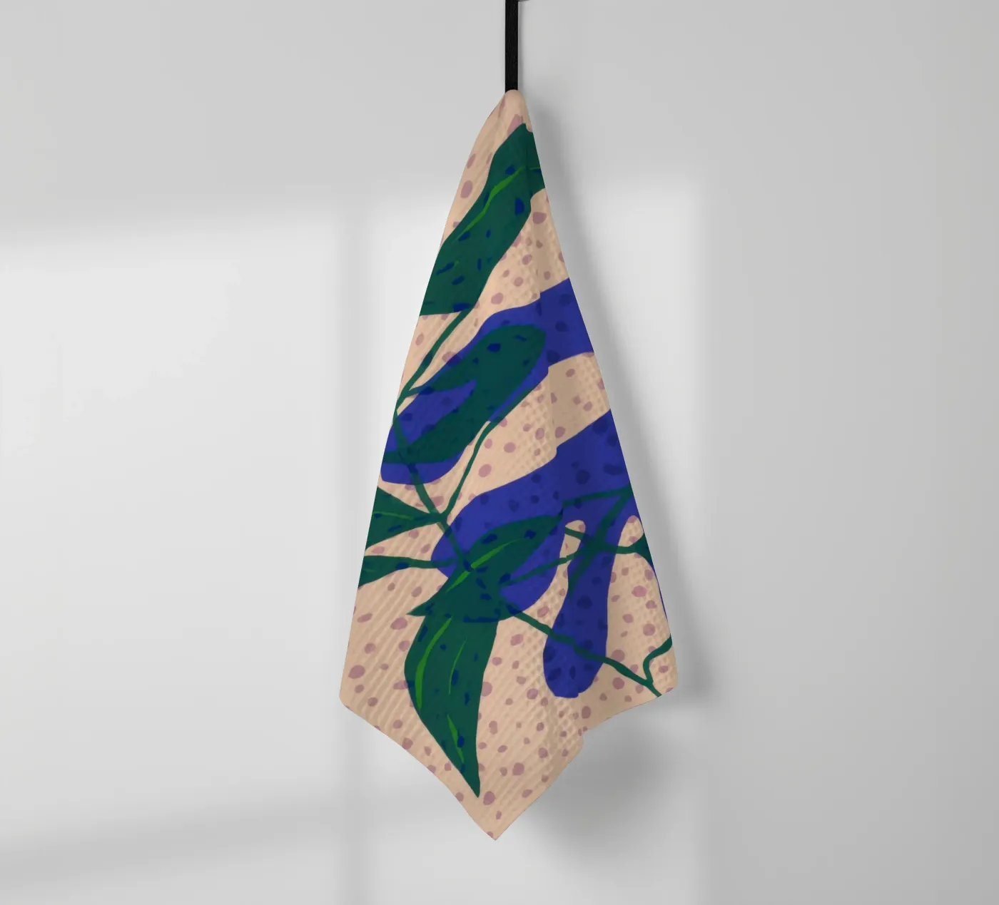 Indigo Leaf Study torchon de Monuments Fire