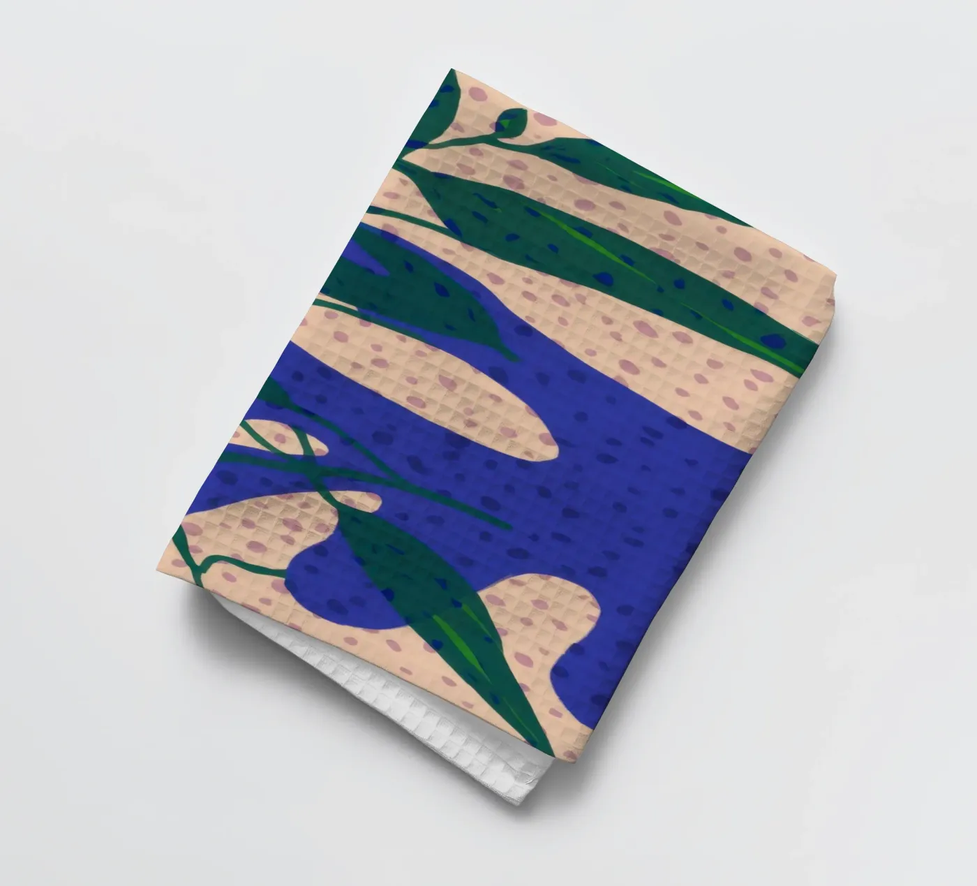 Indigo Leaf Study torchon de Monuments Fire