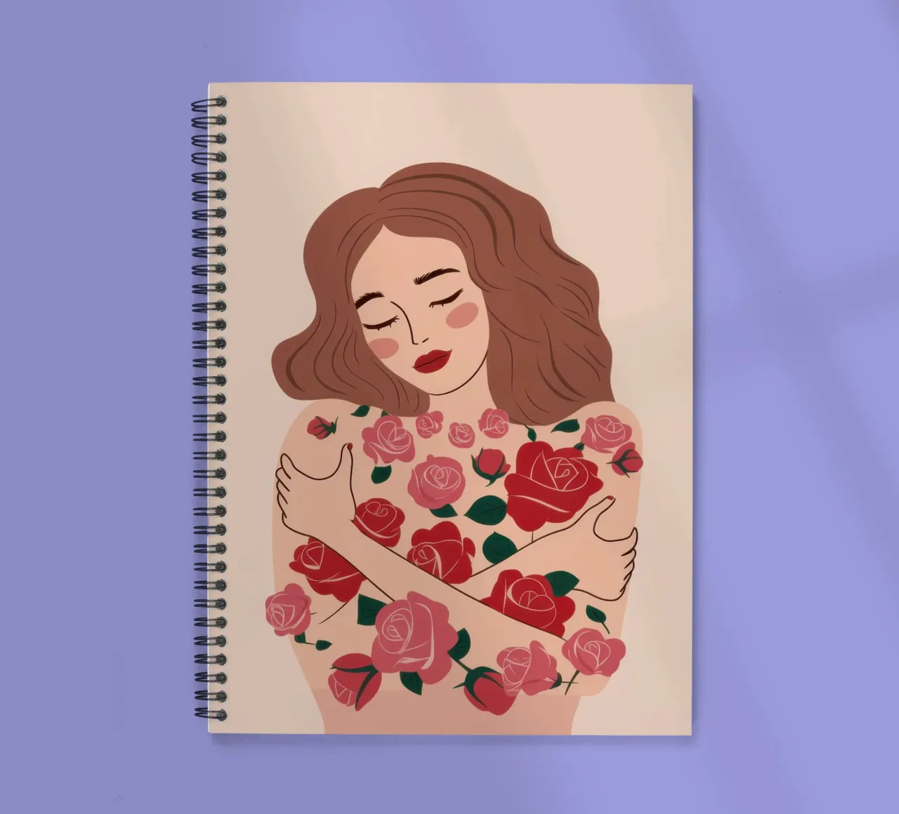 Florale Selbstumarmung Ringbuch von Hollow Years