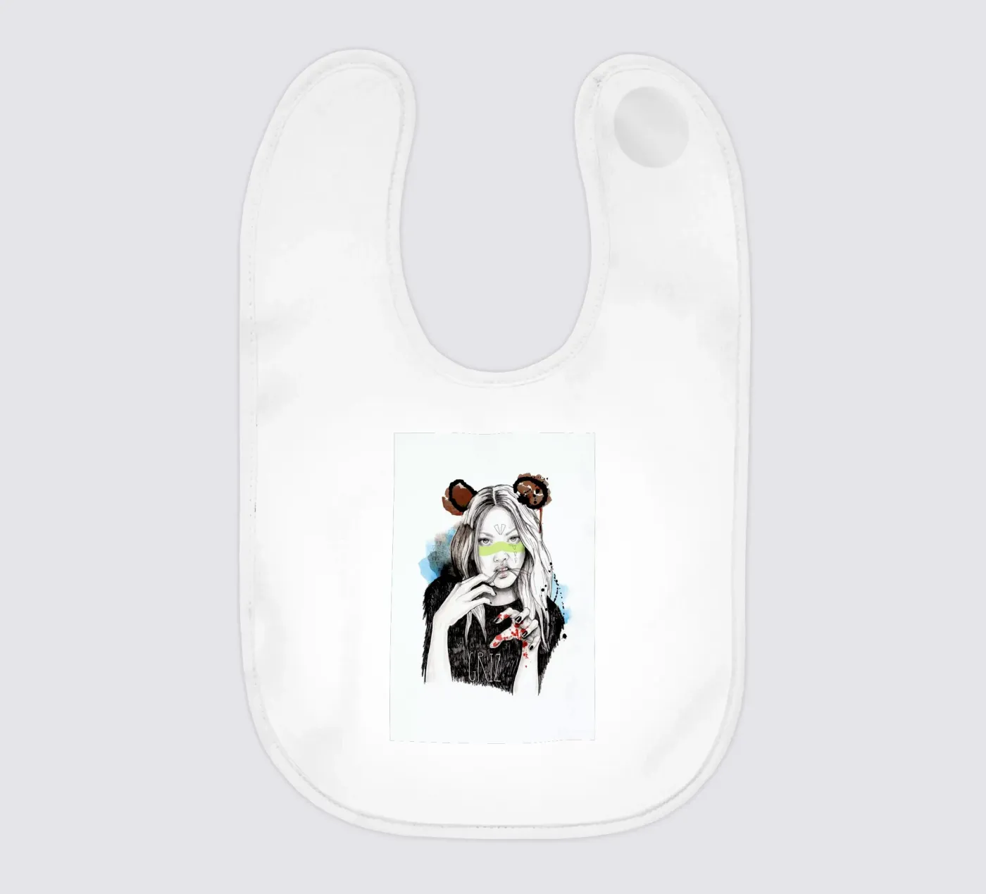 Griz Babylätzchen von Meegan Barnes