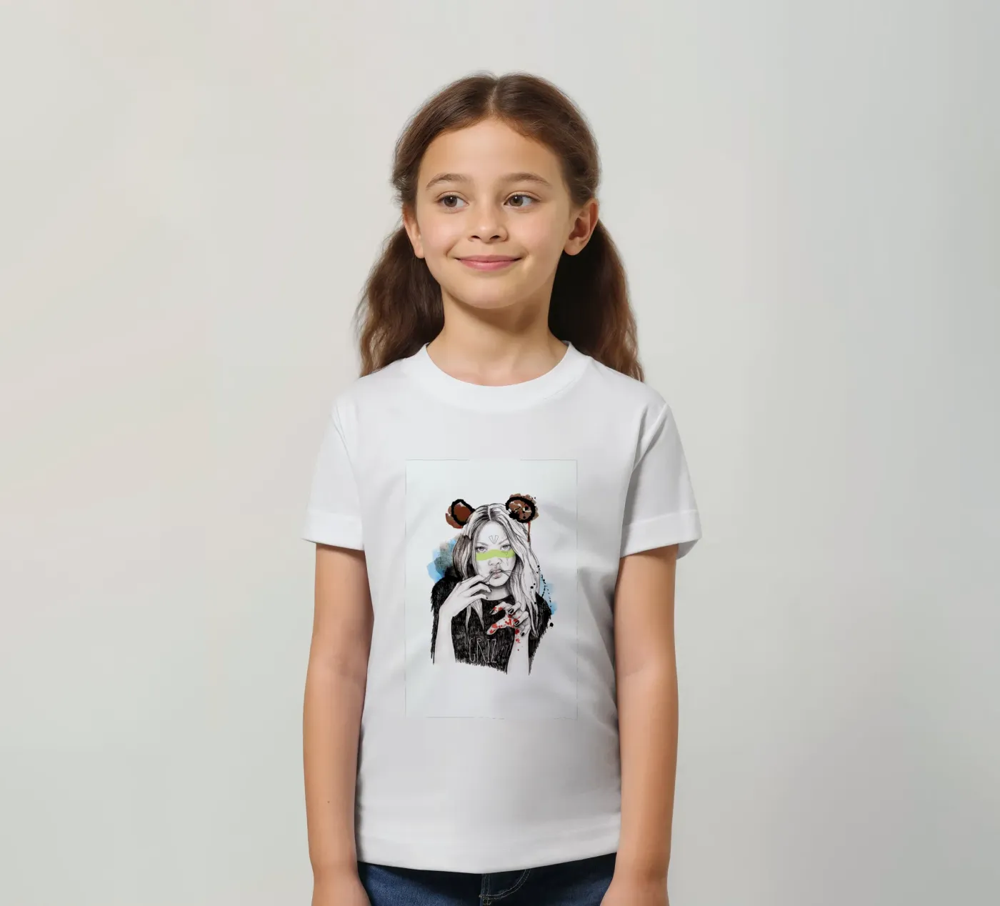 Griz t-shirt bambini da Meegan Barnes