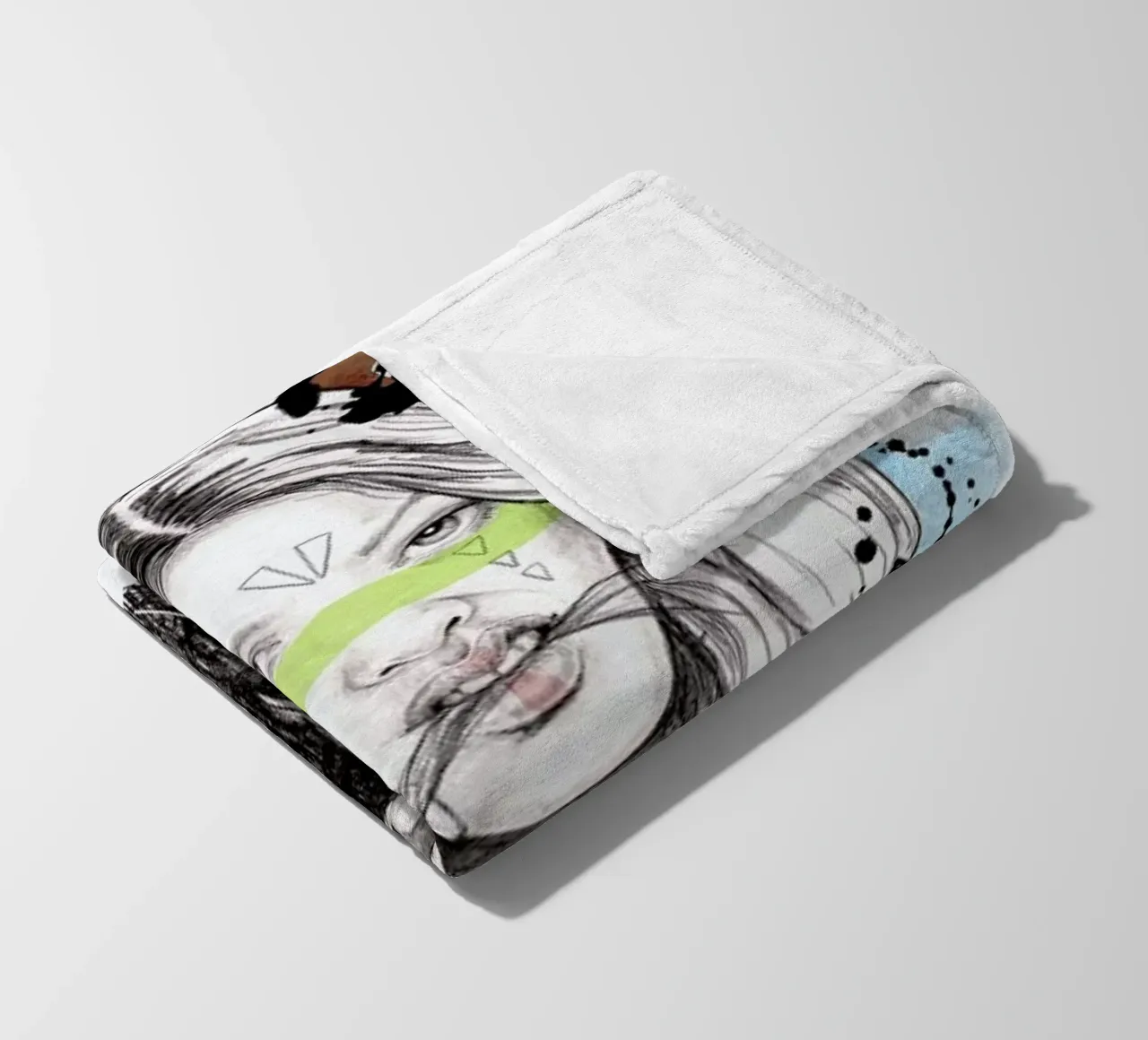 Griz Fleecedecke von Meegan Barnes