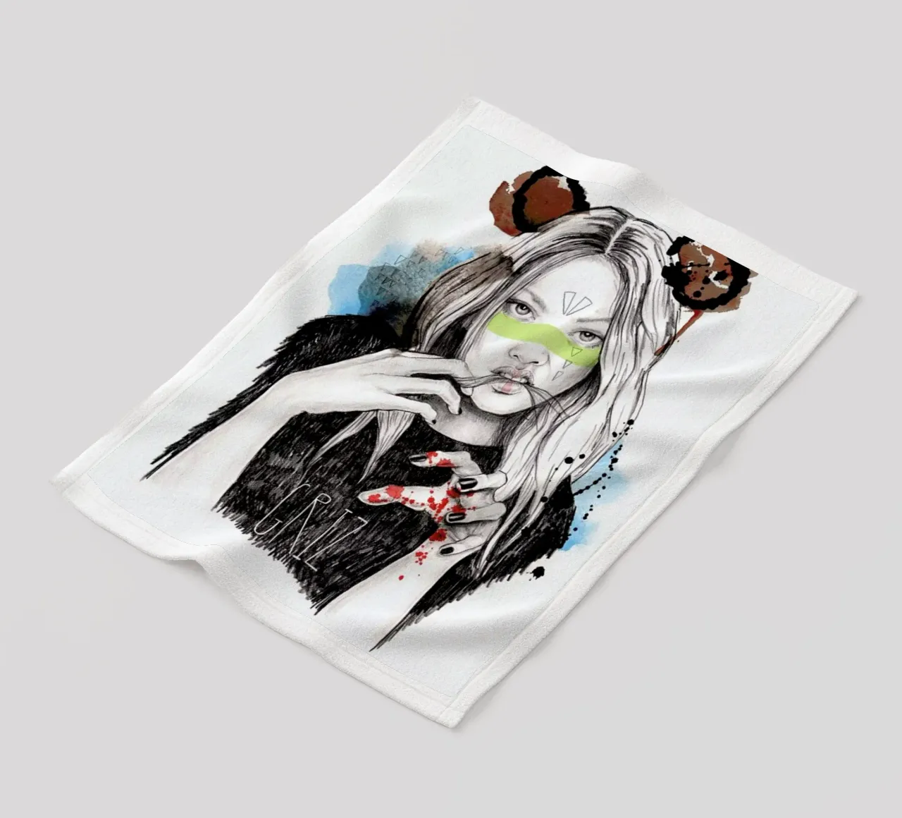 Griz Fleecedecke von Meegan Barnes