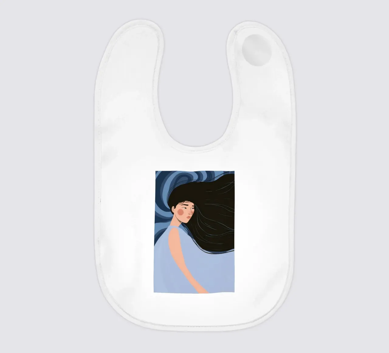Nocturne Wind Whisper baby bib by Hollow Years