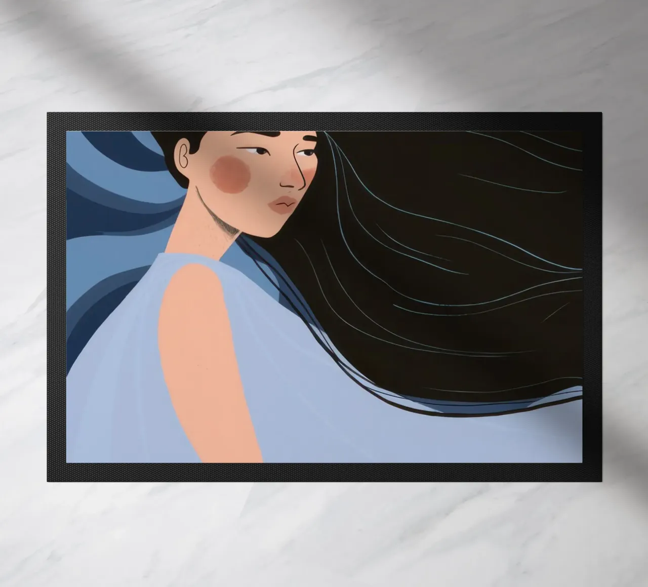 Nocturne Wind Whisper doormat by Hollow Years