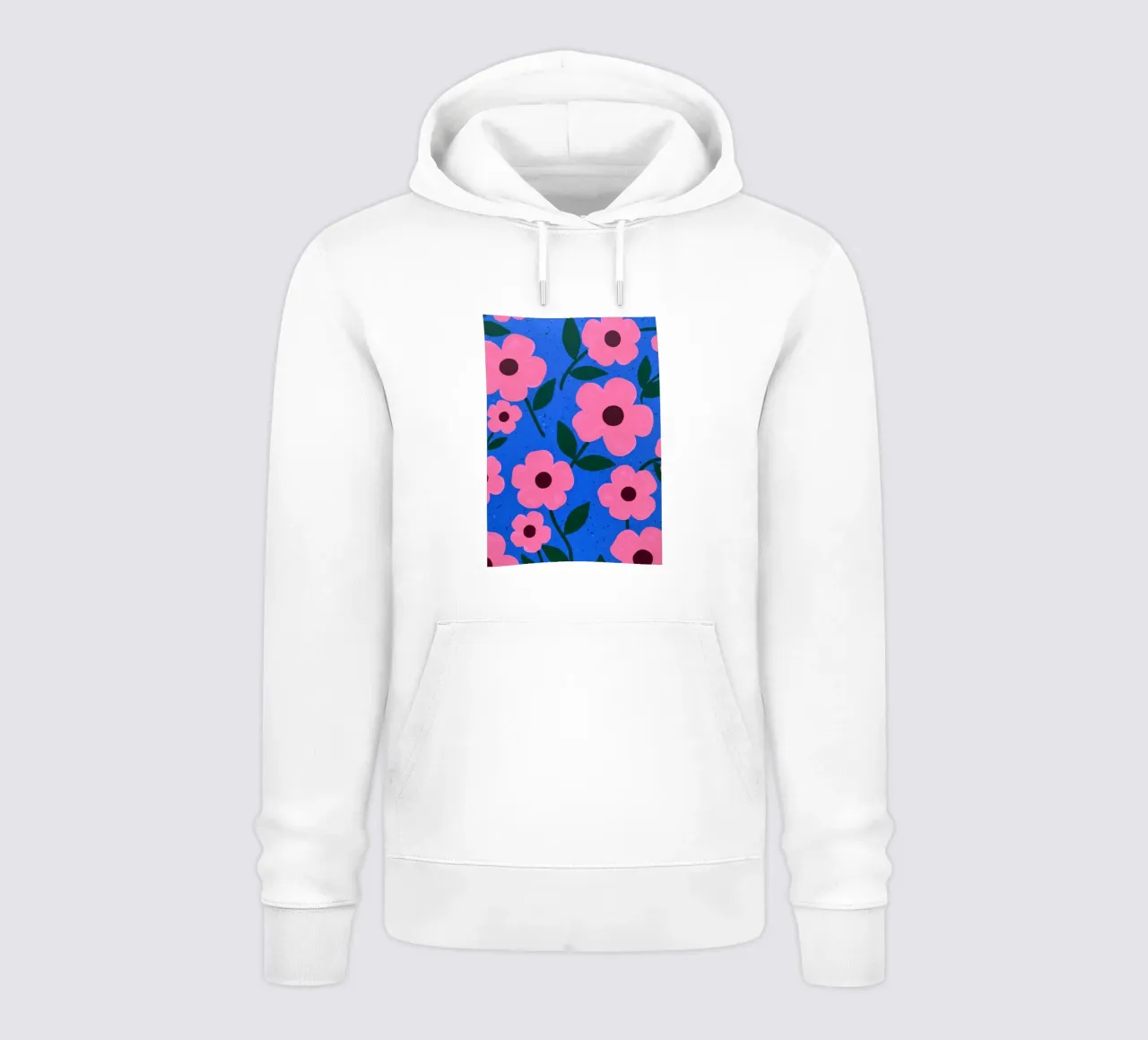 Pink Petal Pattern felpa con cappuccio da Lune Dreams
