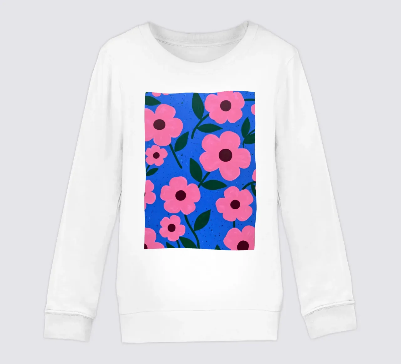Pink Petal Pattern felpa bambino da Lune Dreams