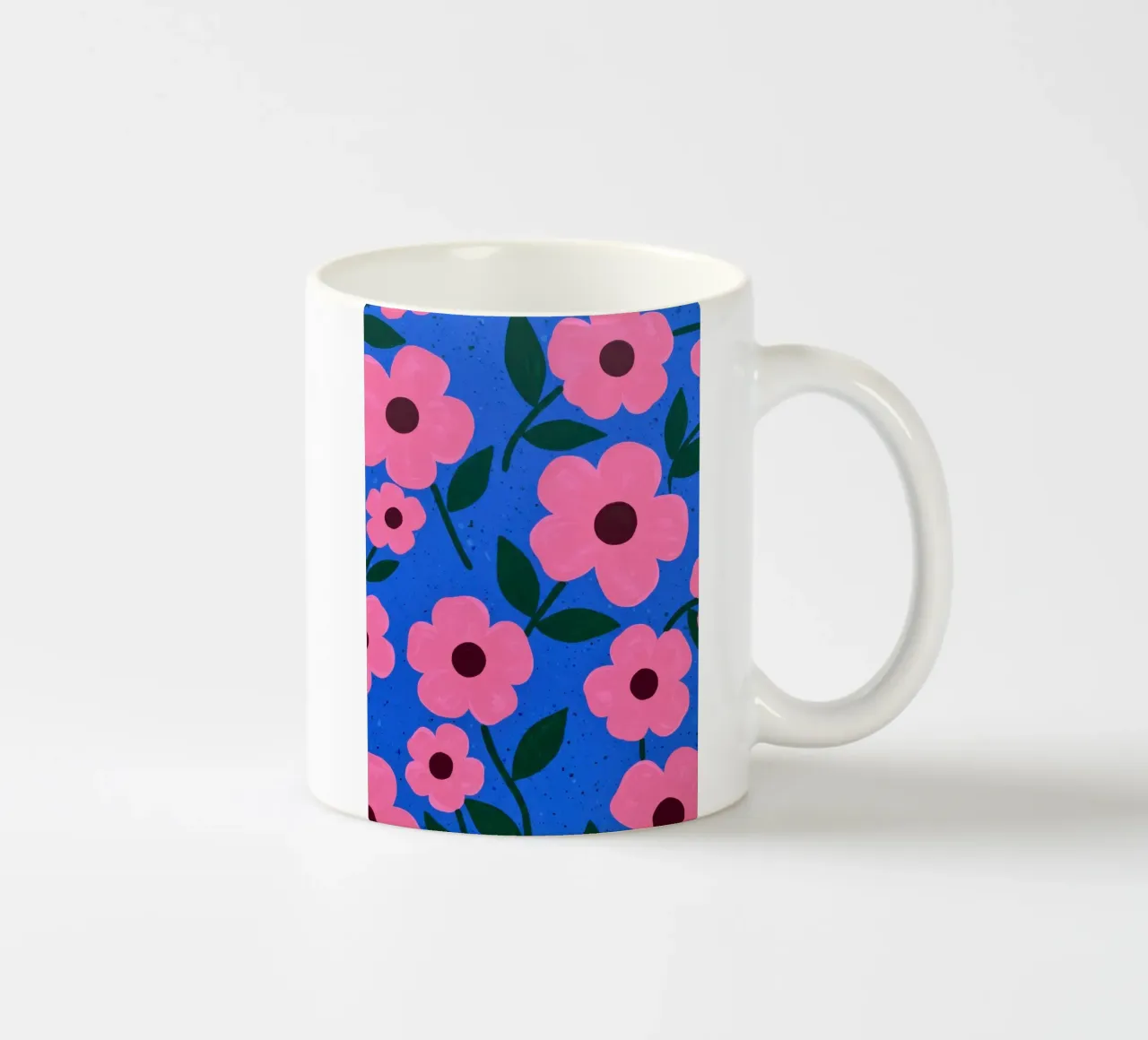 Pink Petal Pattern tazza in ceramica da Lune Dreams