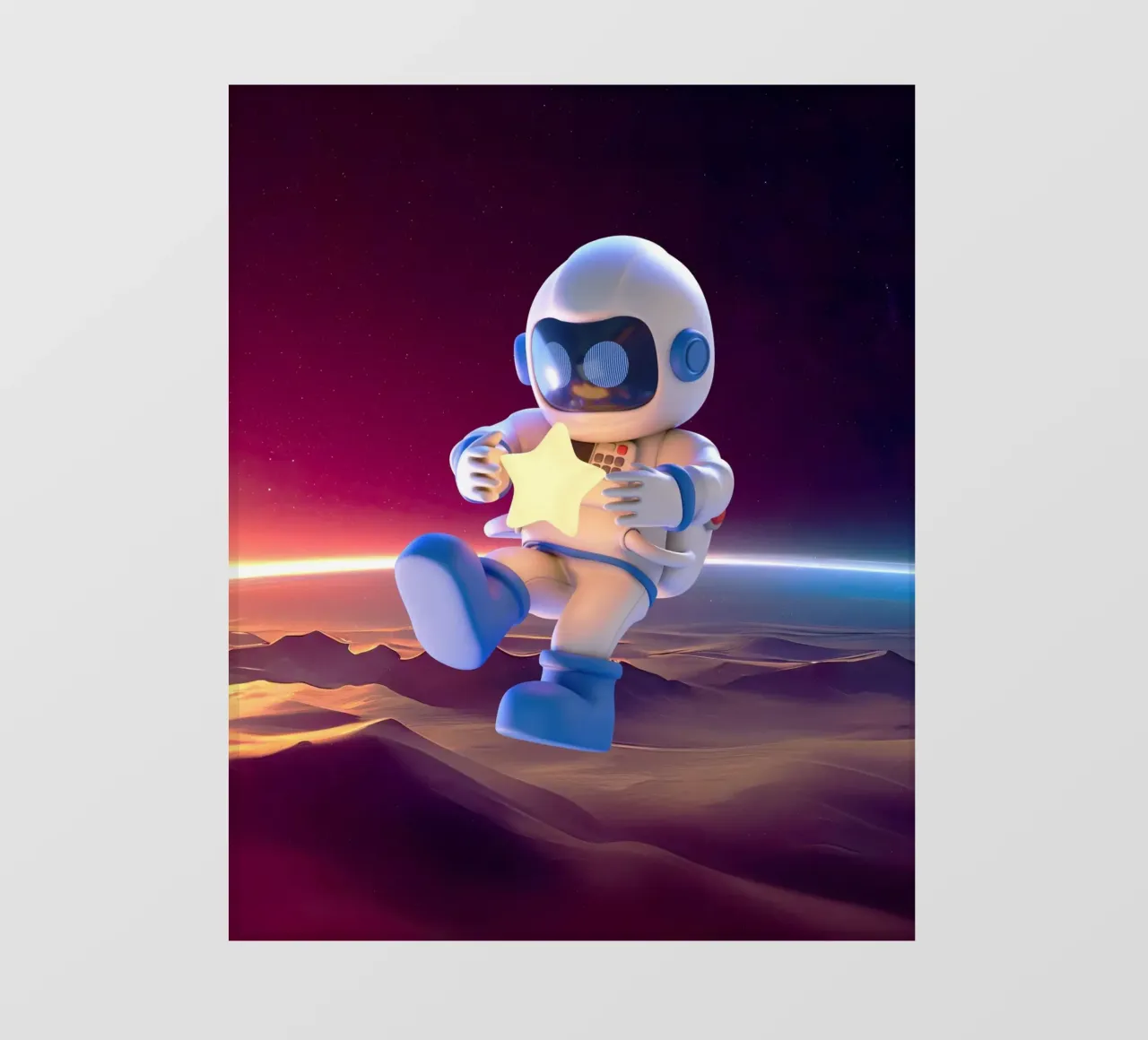astronaut space pellicola backlit da Creaton