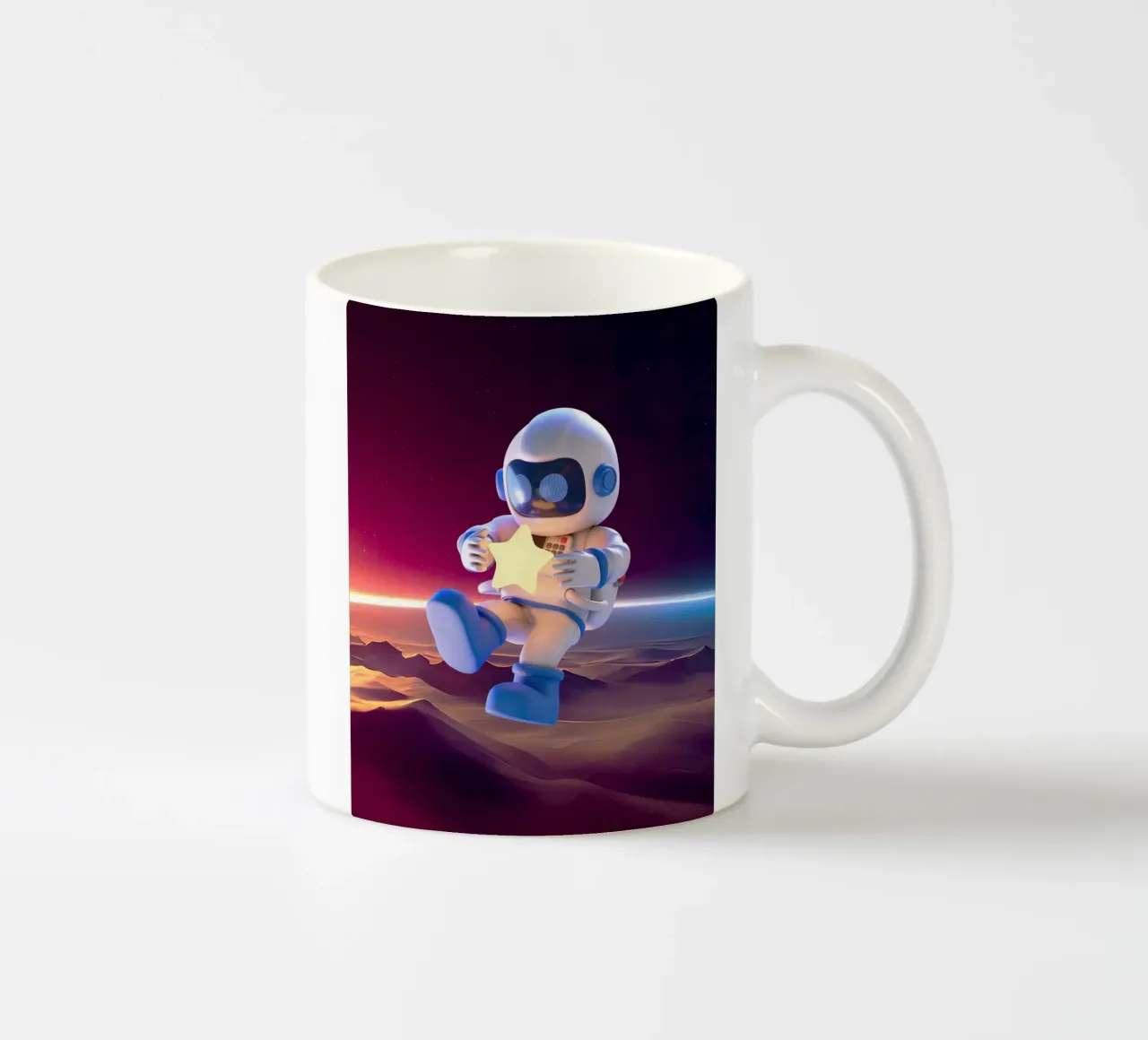 astronaut space tazza in ceramica da Creaton