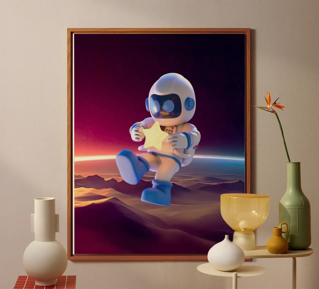astronaut space alluminio dibond da Creaton