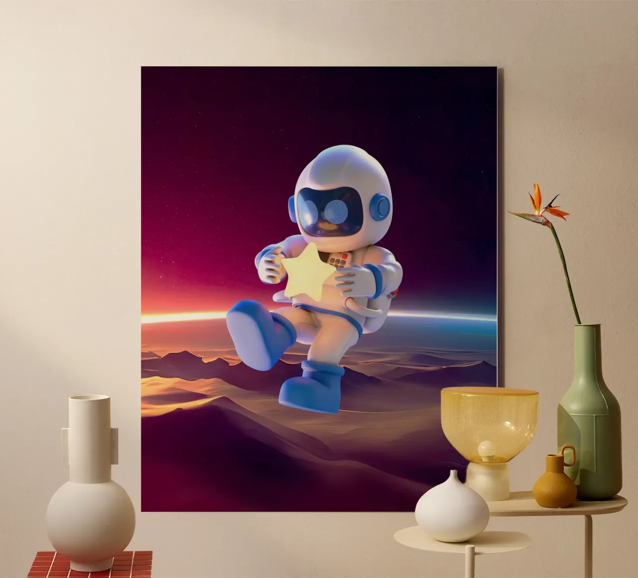astronaut space alluminio dibond da Creaton