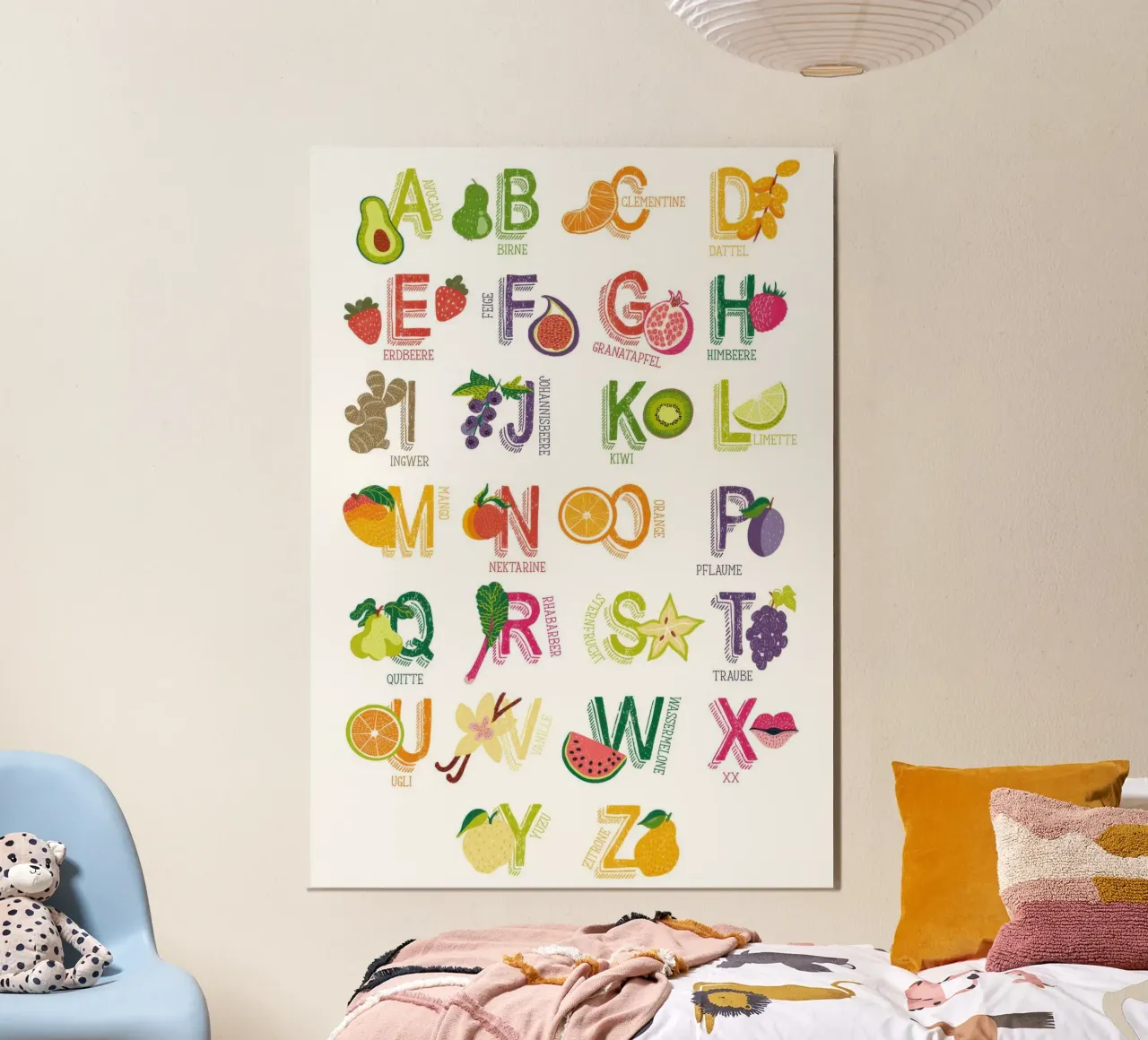 Poster di Yummy ABC, tedesco poster da muench benjamin