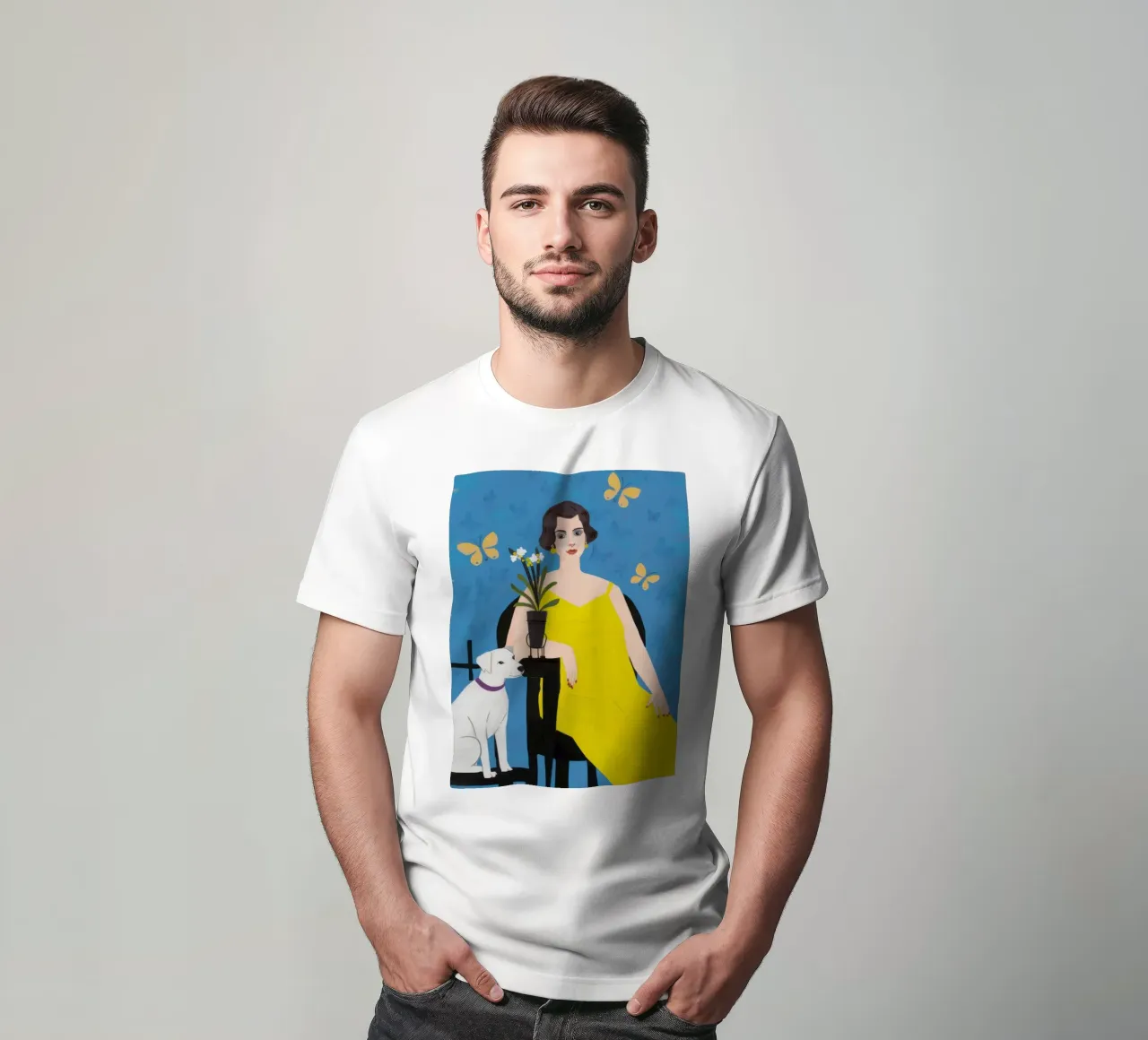 Sogno ad occhi aperti della farfalla dorata t-shirt da Hollow Years