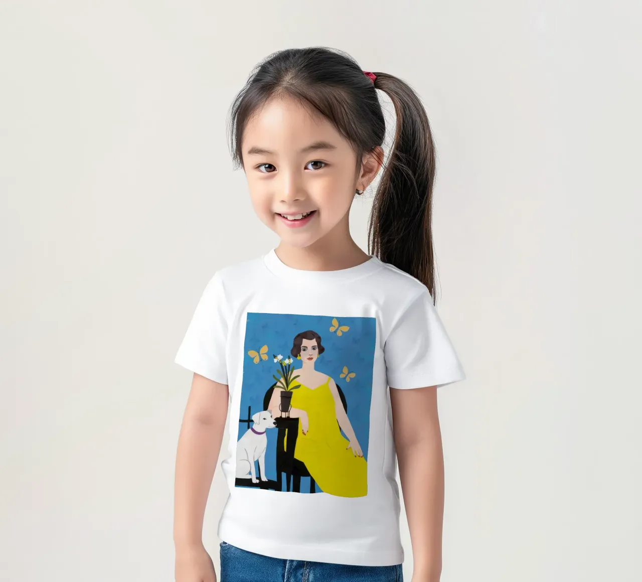 Golden Butterfly Daydream kids t-shirt by Hollow Years