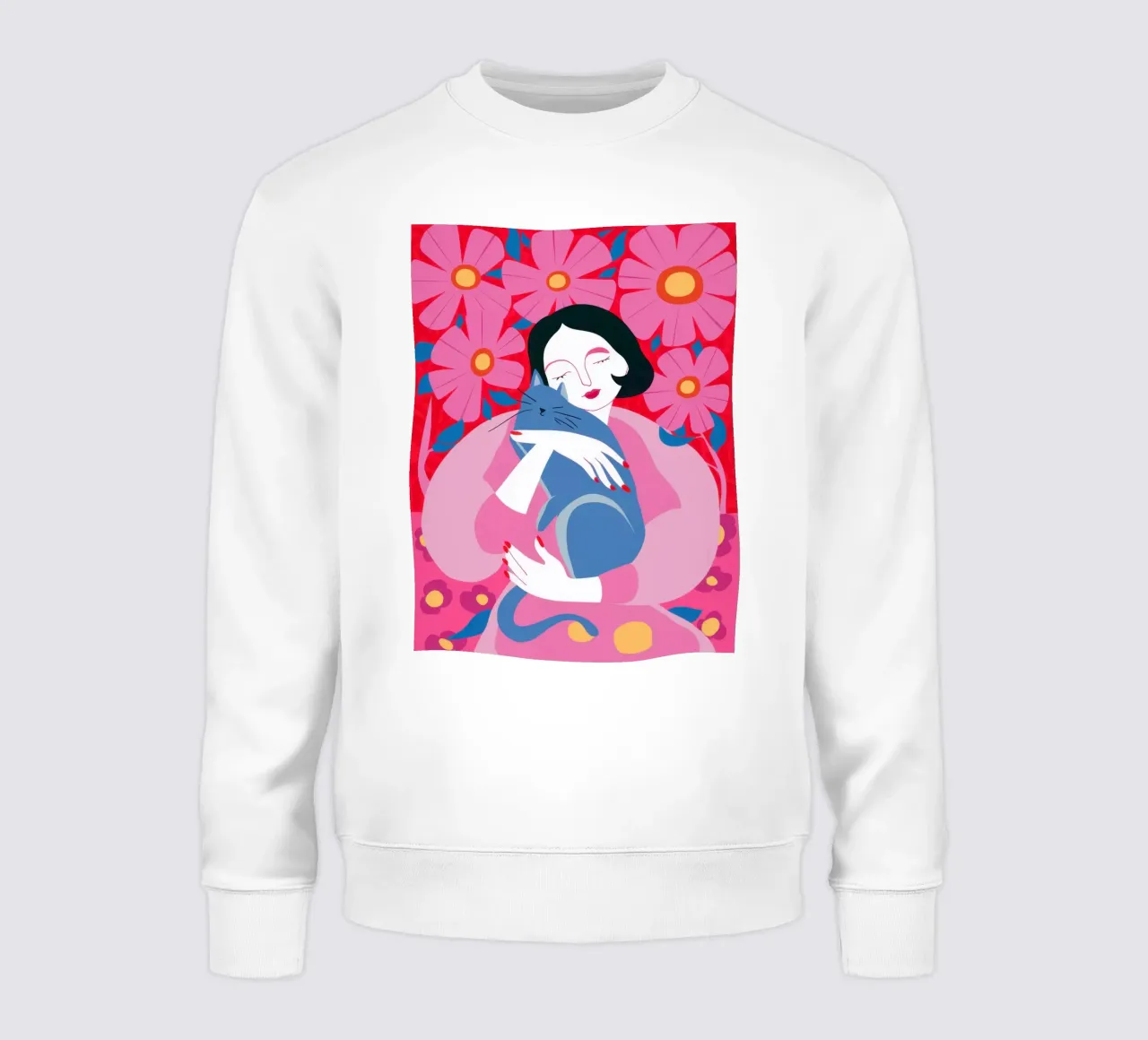 Sogno felino fucsia felpa da Hollow Years