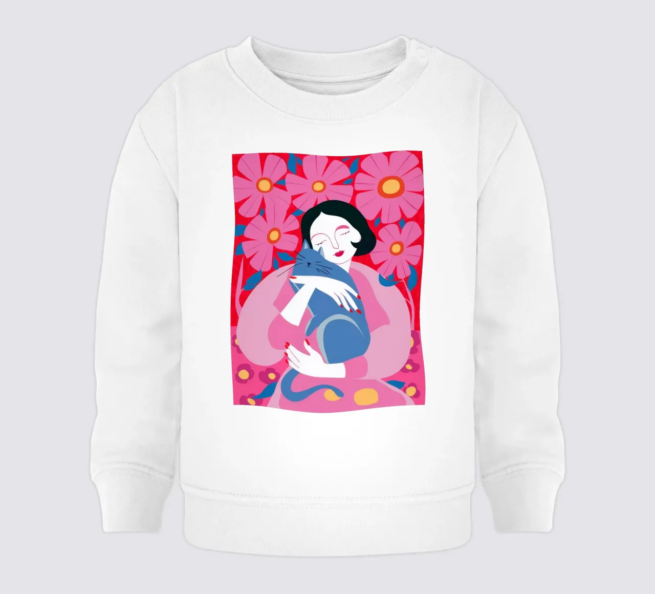 Sogno felino fucsia felpa neonato da Hollow Years