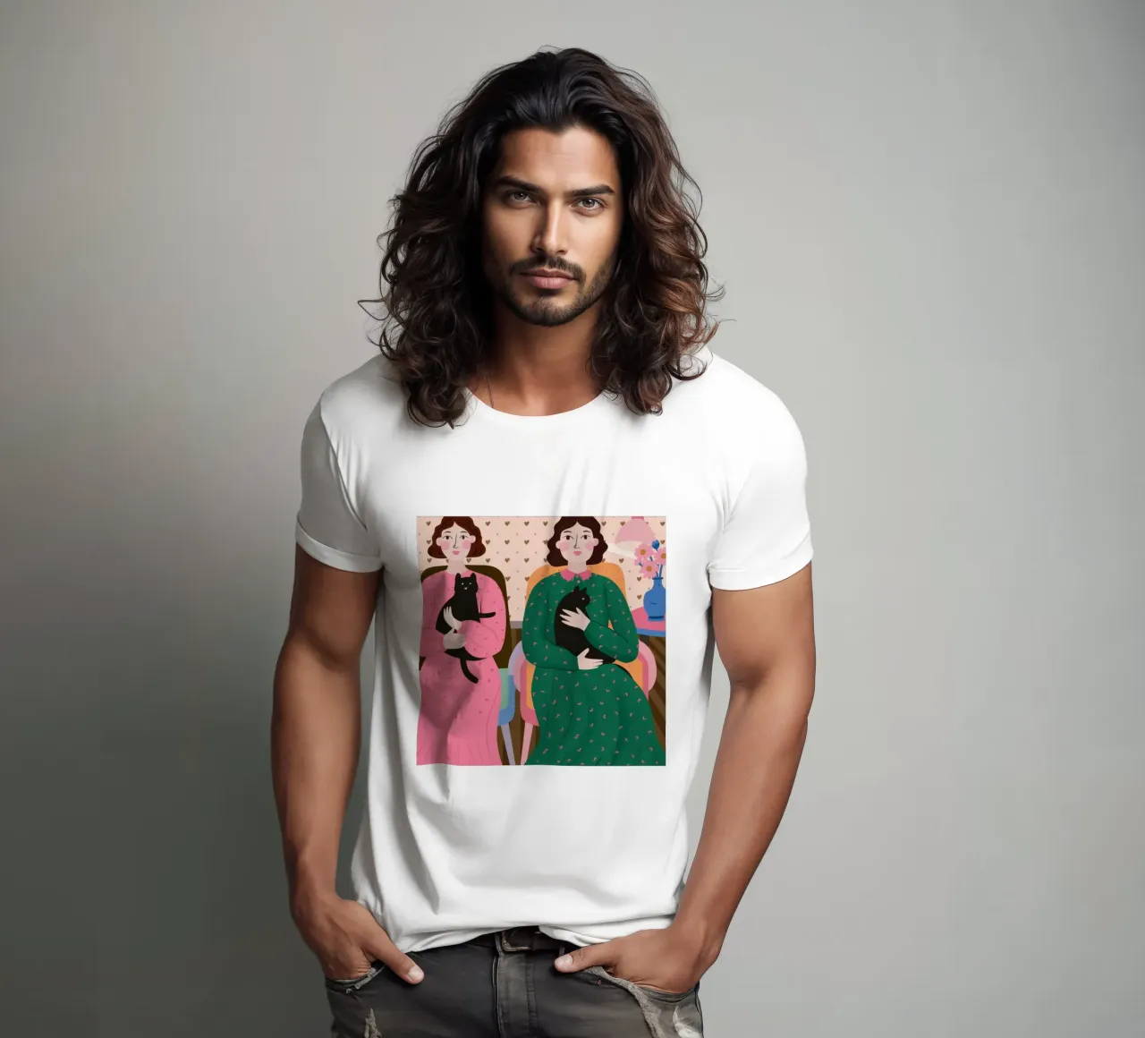Compagni felini gemelli t-shirt da Hollow Years