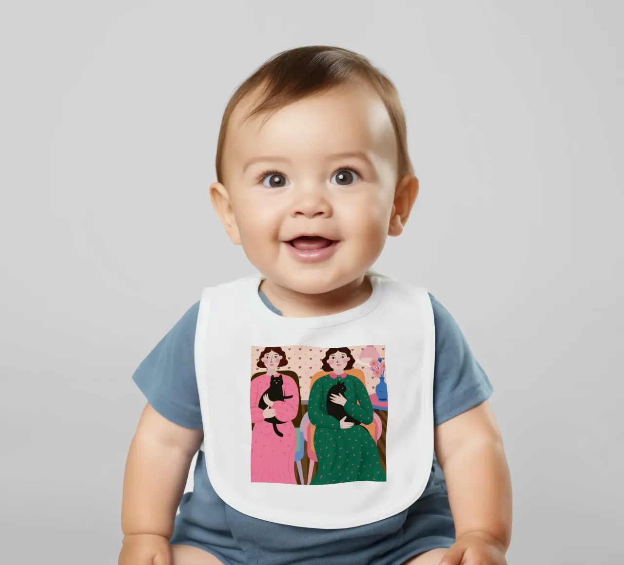 Compagni felini gemelli bavaglino da Hollow Years