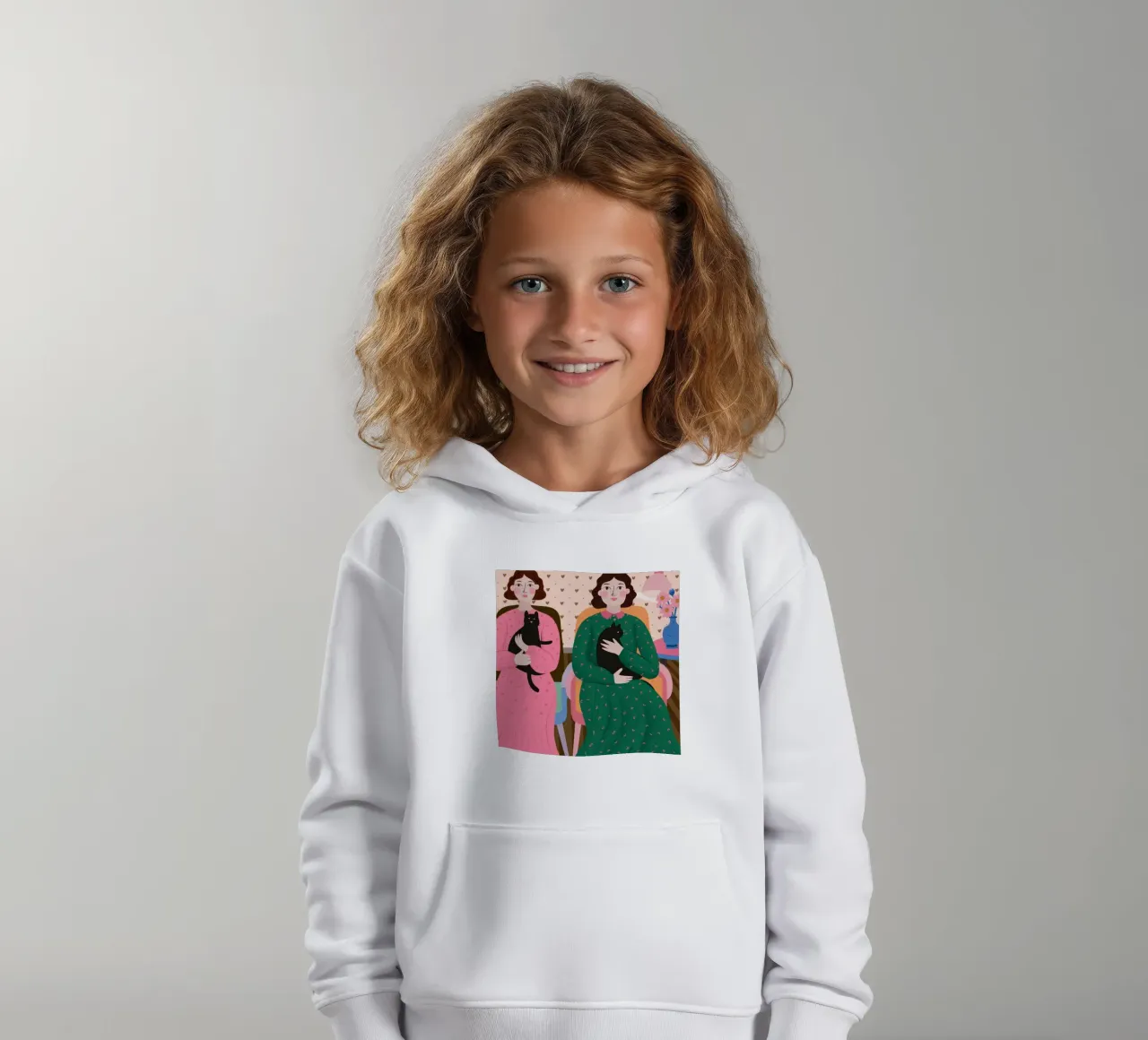 Compagni felini gemelli felpa bambino con cappuccio da Hollow Years
