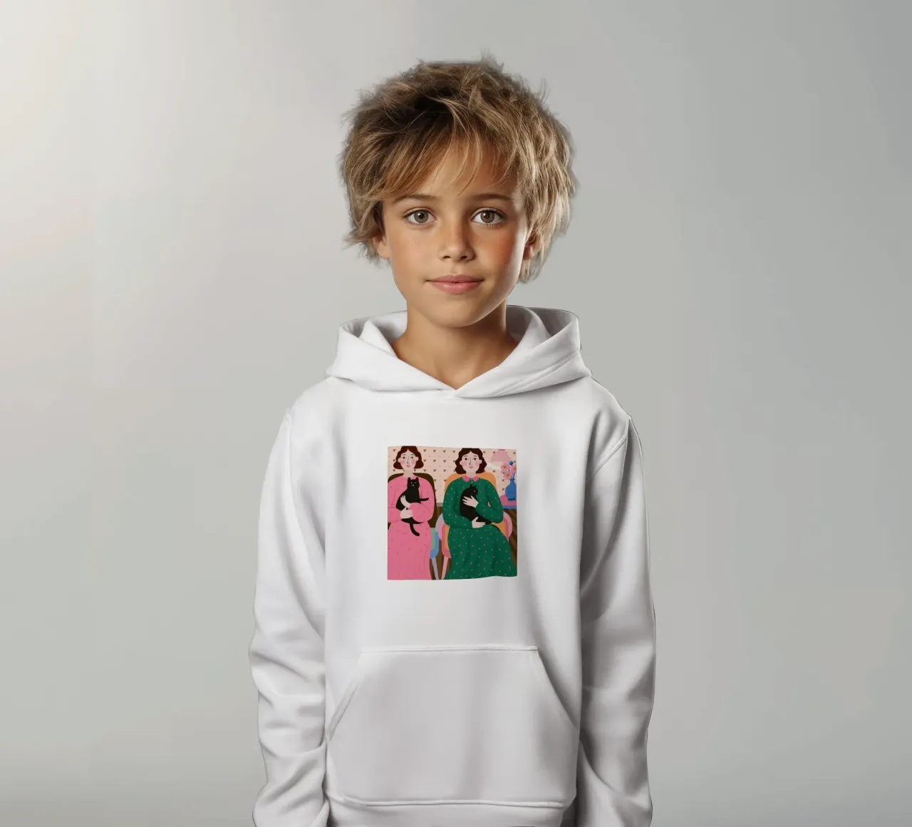 Compagni felini gemelli felpa bambino con cappuccio da Hollow Years