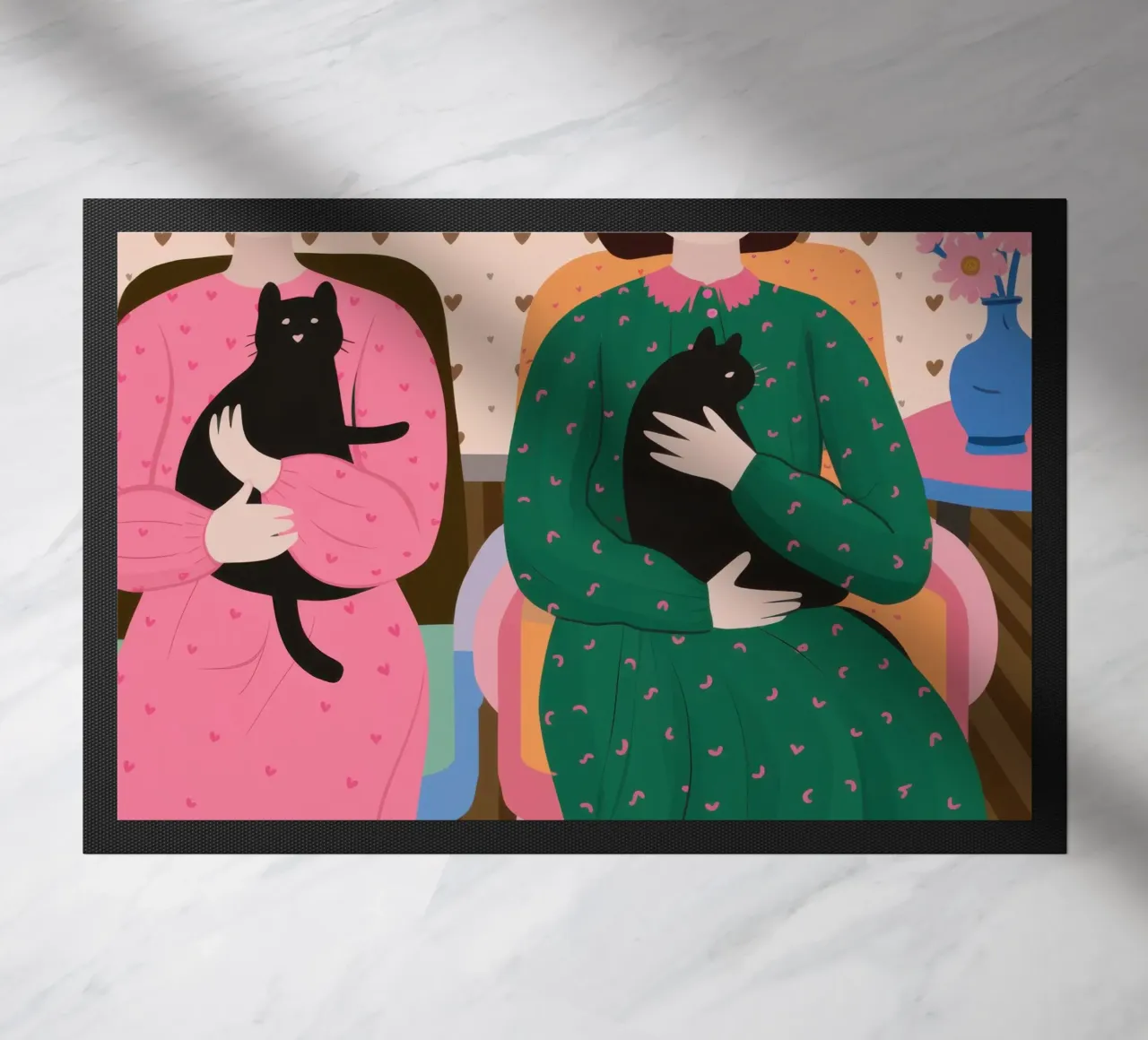 Compagni felini gemelli zerbino da Hollow Years