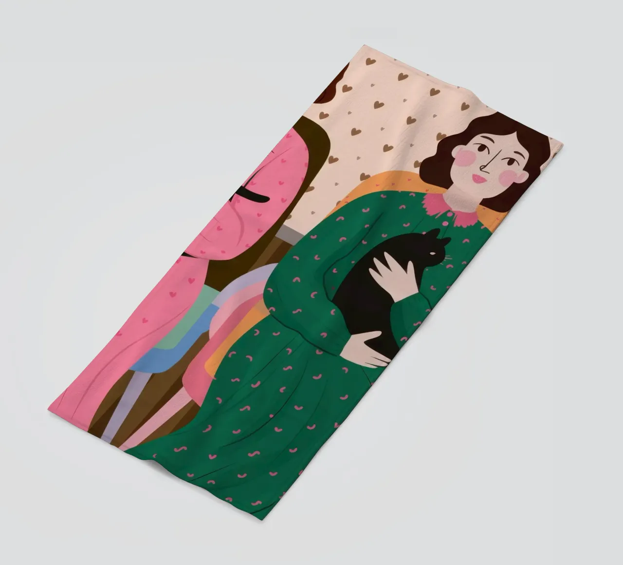 Compagni felini gemelli telo mare da Hollow Years