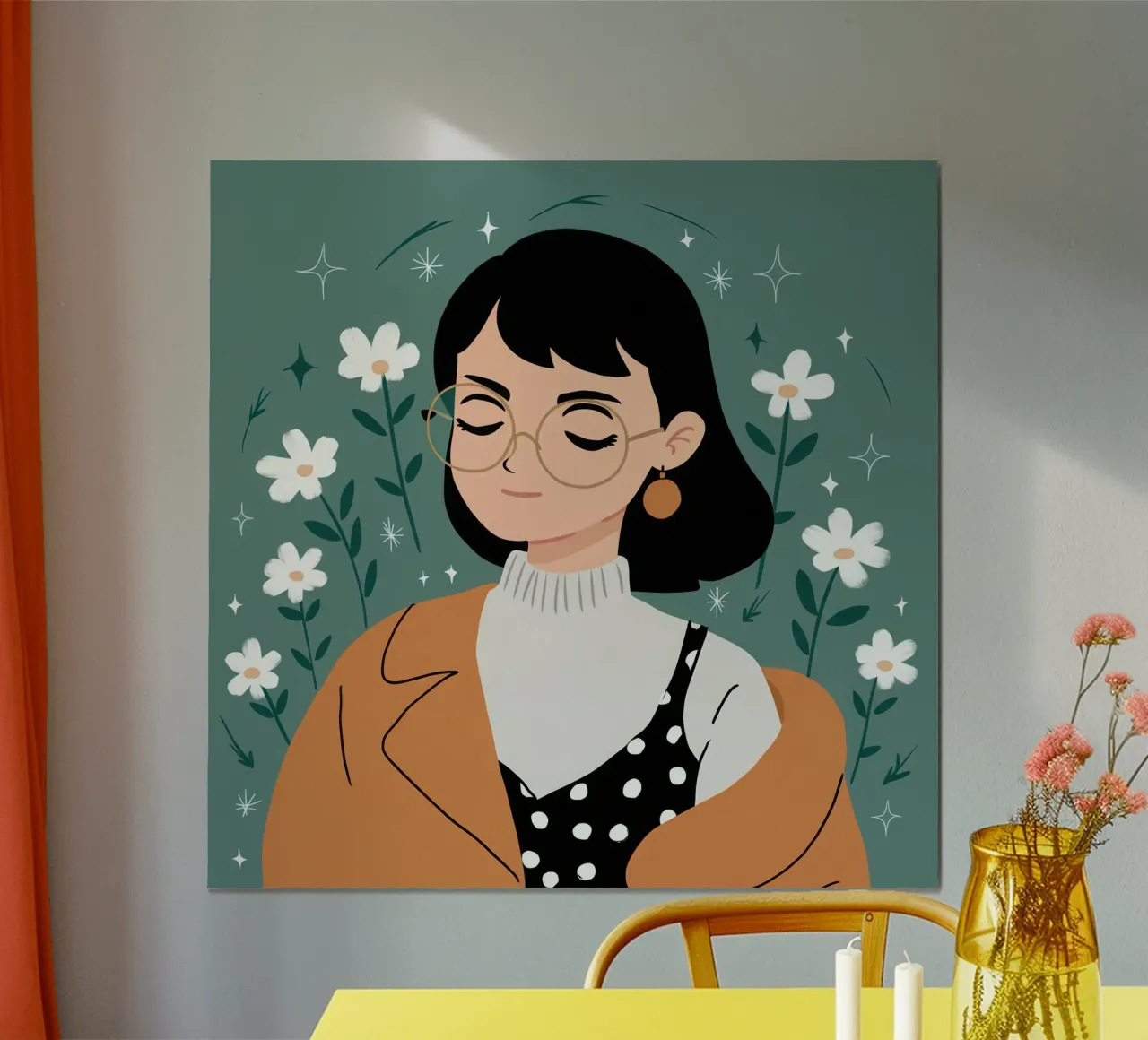 Tevreden Polka Dot Poise hahnemühle van Hollow Years