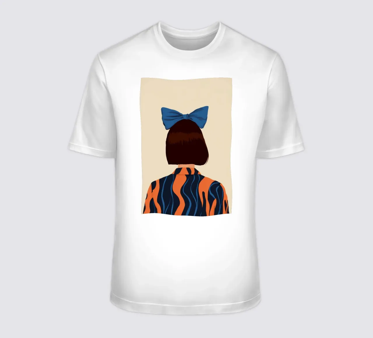 Sapphire Bow Abstract t-shirt by Hollow Years