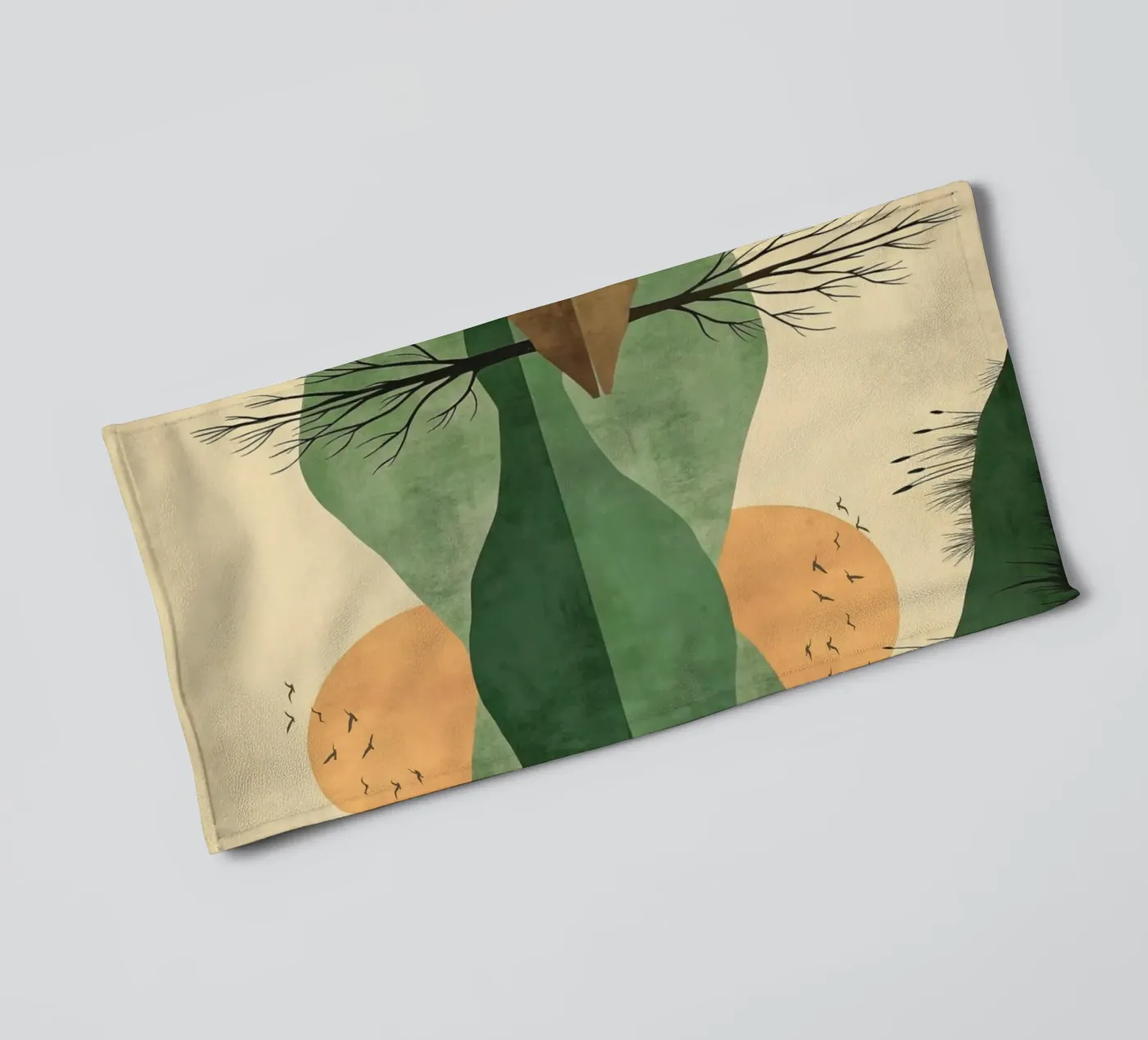 sunset reflect towel by twillight