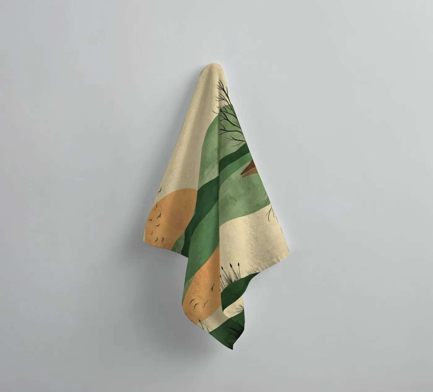 sunset reflect towel by twillight