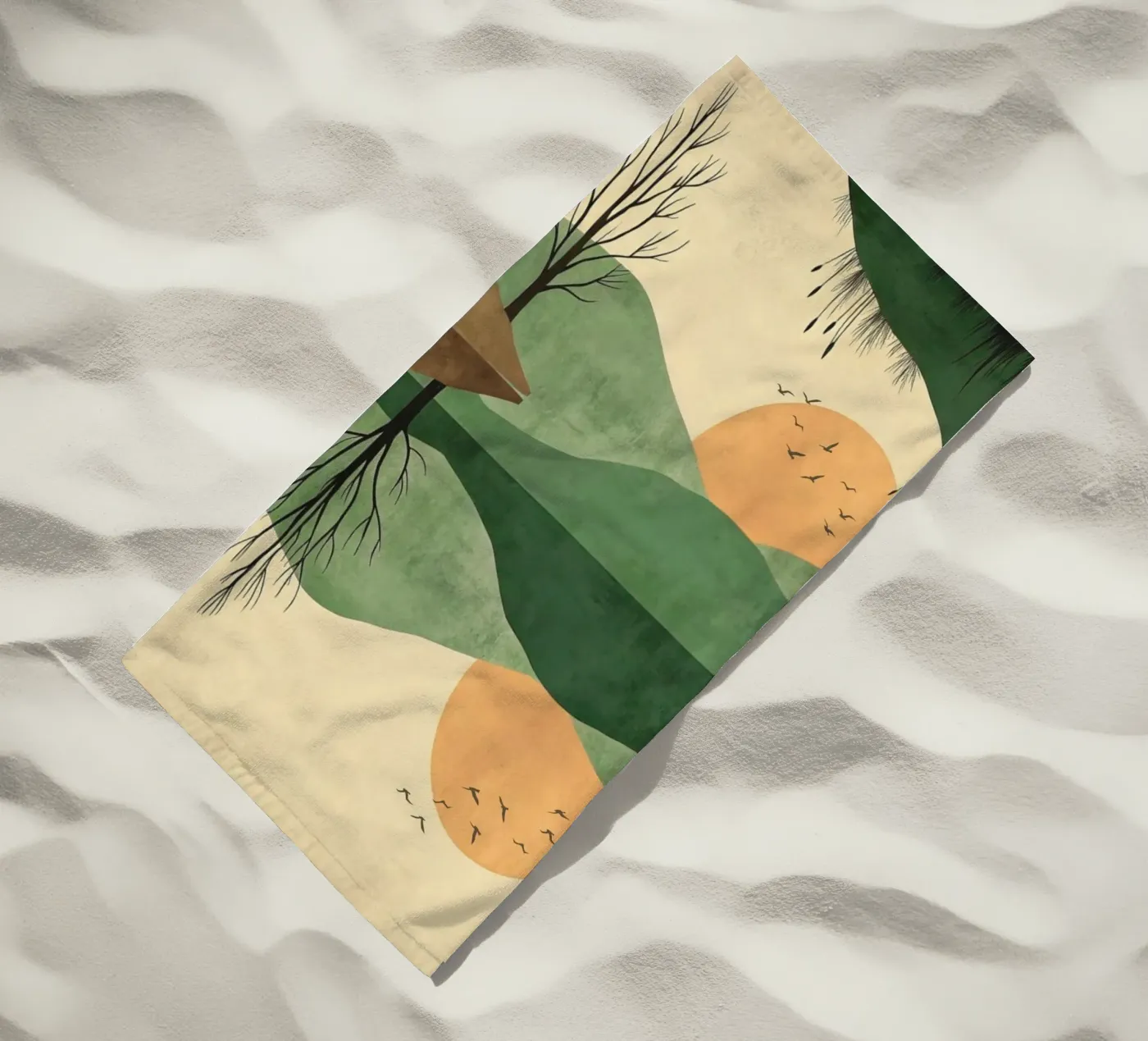 sunset reflect strandhanddoek van twillight