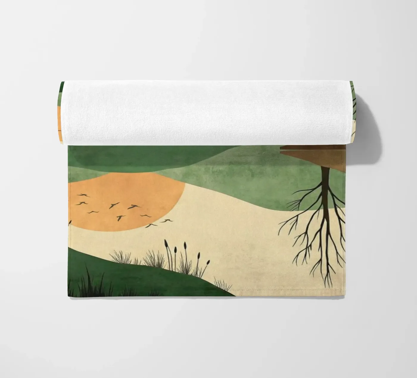 sunset reflect strandhanddoek van twillight