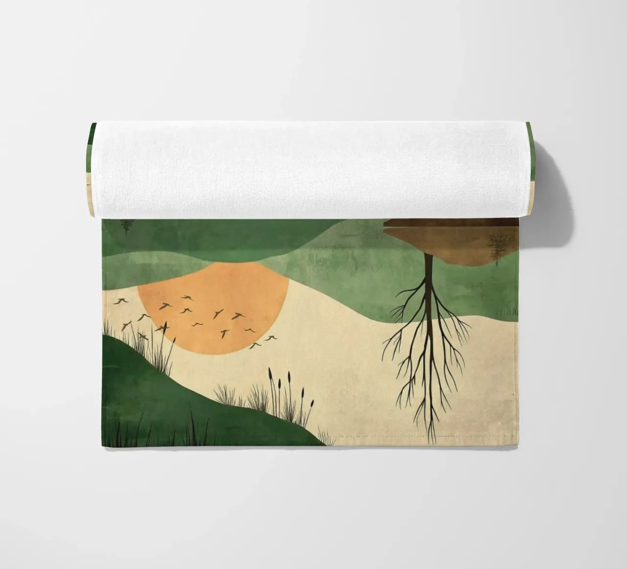 sunset reflect telo mare da twillight