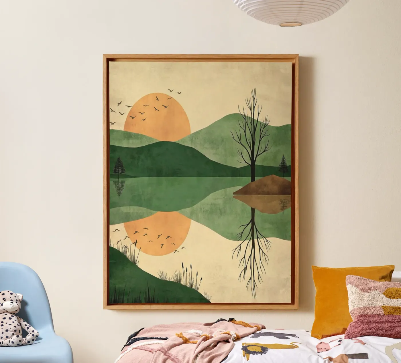 sunset reflect canvas van twillight