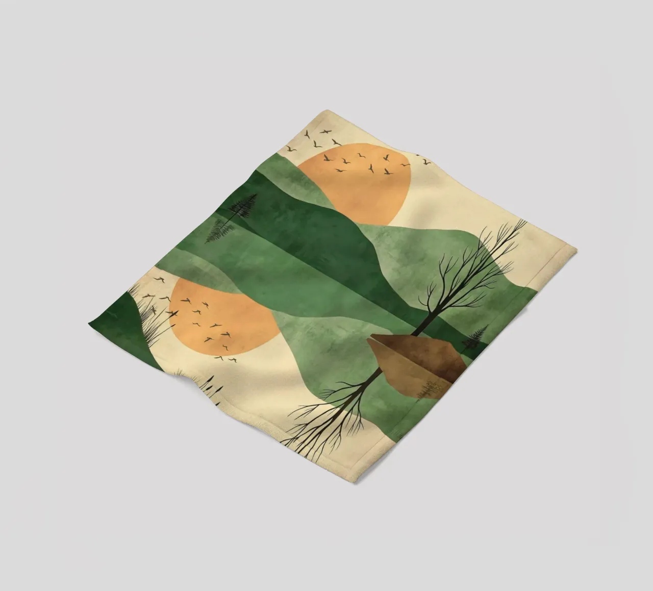 sunset reflect fleecedeken van twillight