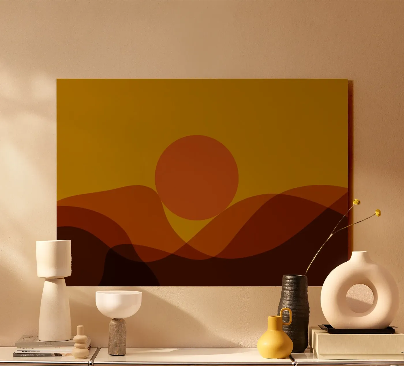 warm horizon layers plexiglass da twillight