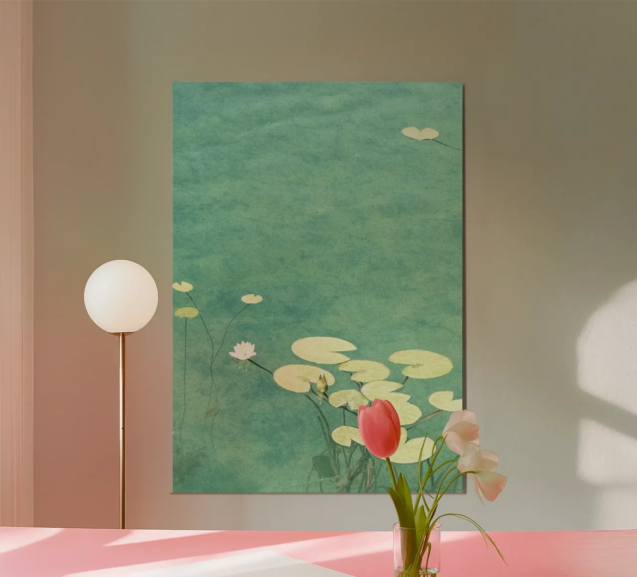 plants aquatic poster con telaio in plastica da prindy