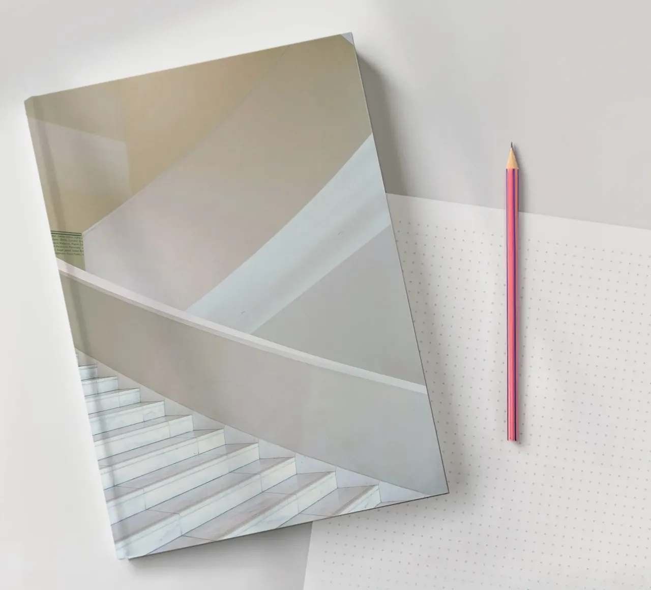 staircase curved notebook by prindy